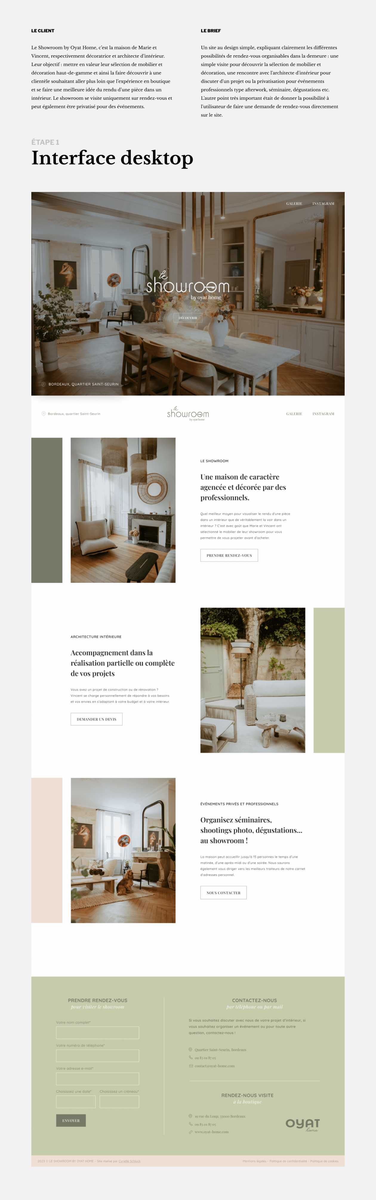 Le showroom - Planche 1